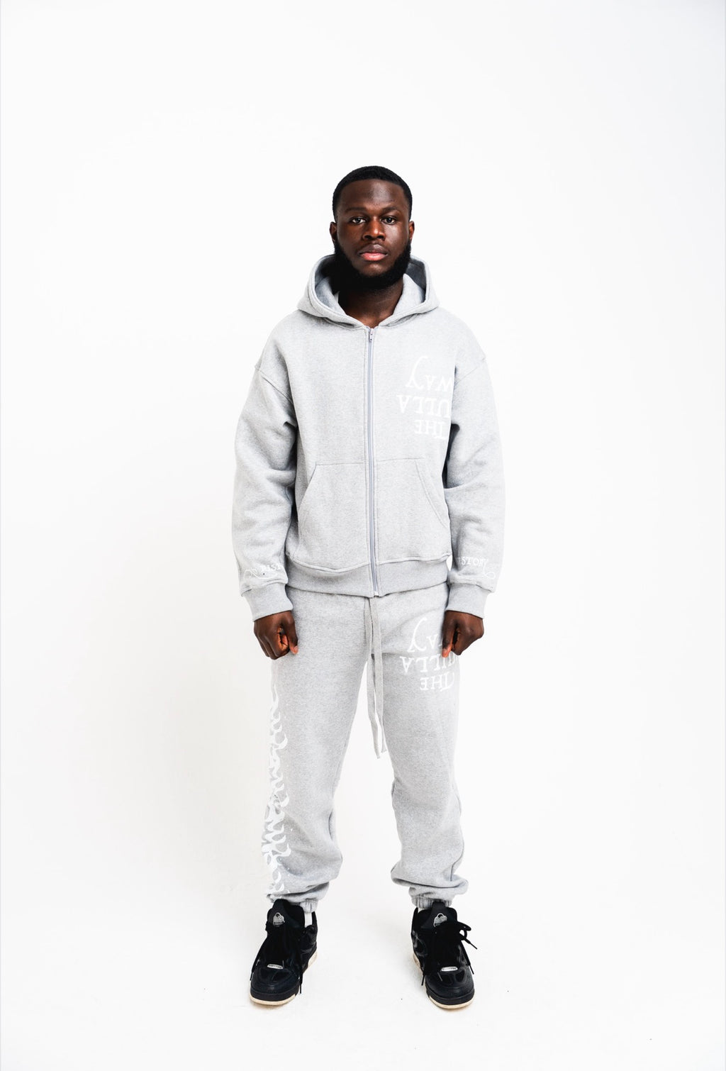 Grey Tables Turned Burning Flame Tracksuit