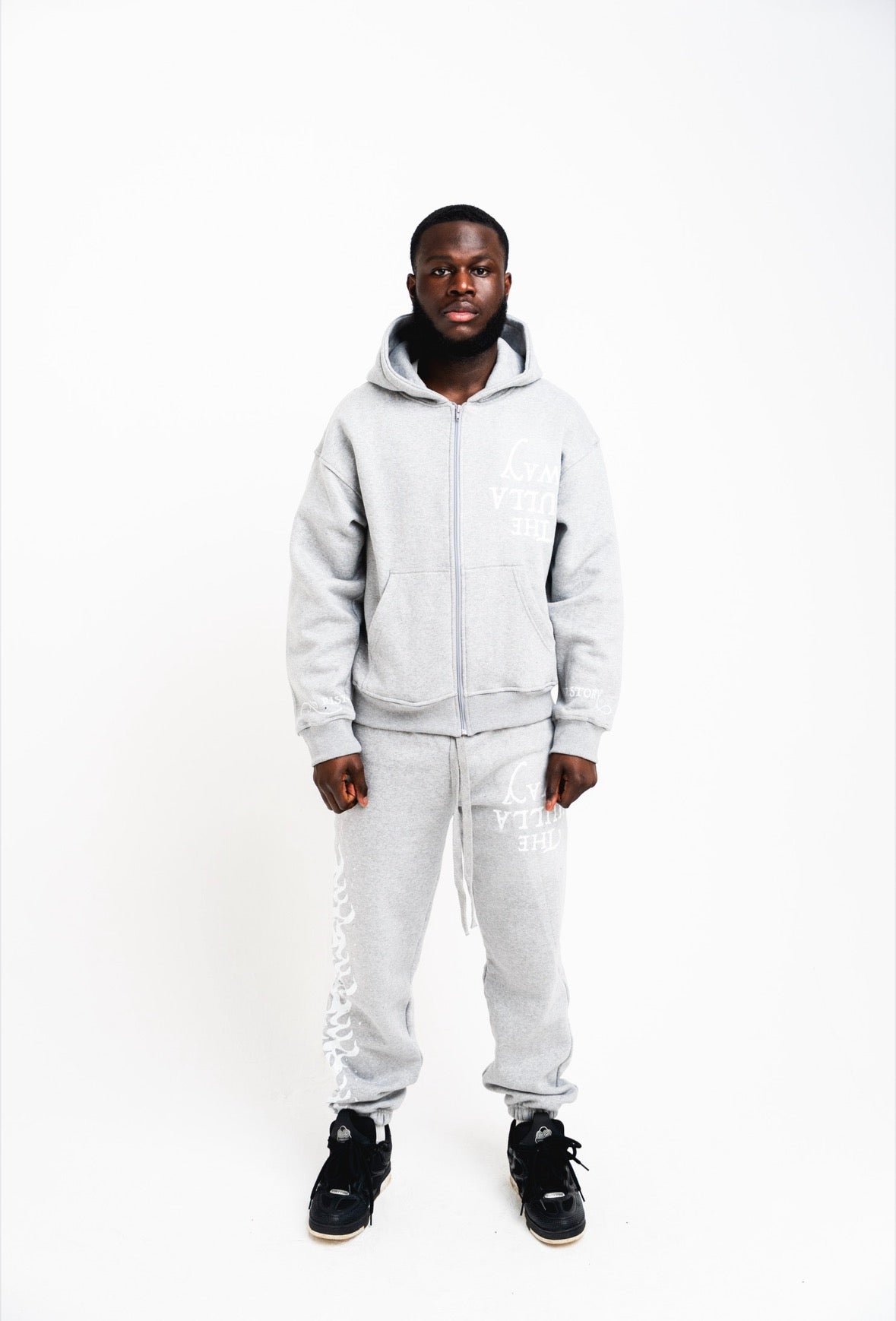 Grey Tables Turned Burning Flame Tracksuit