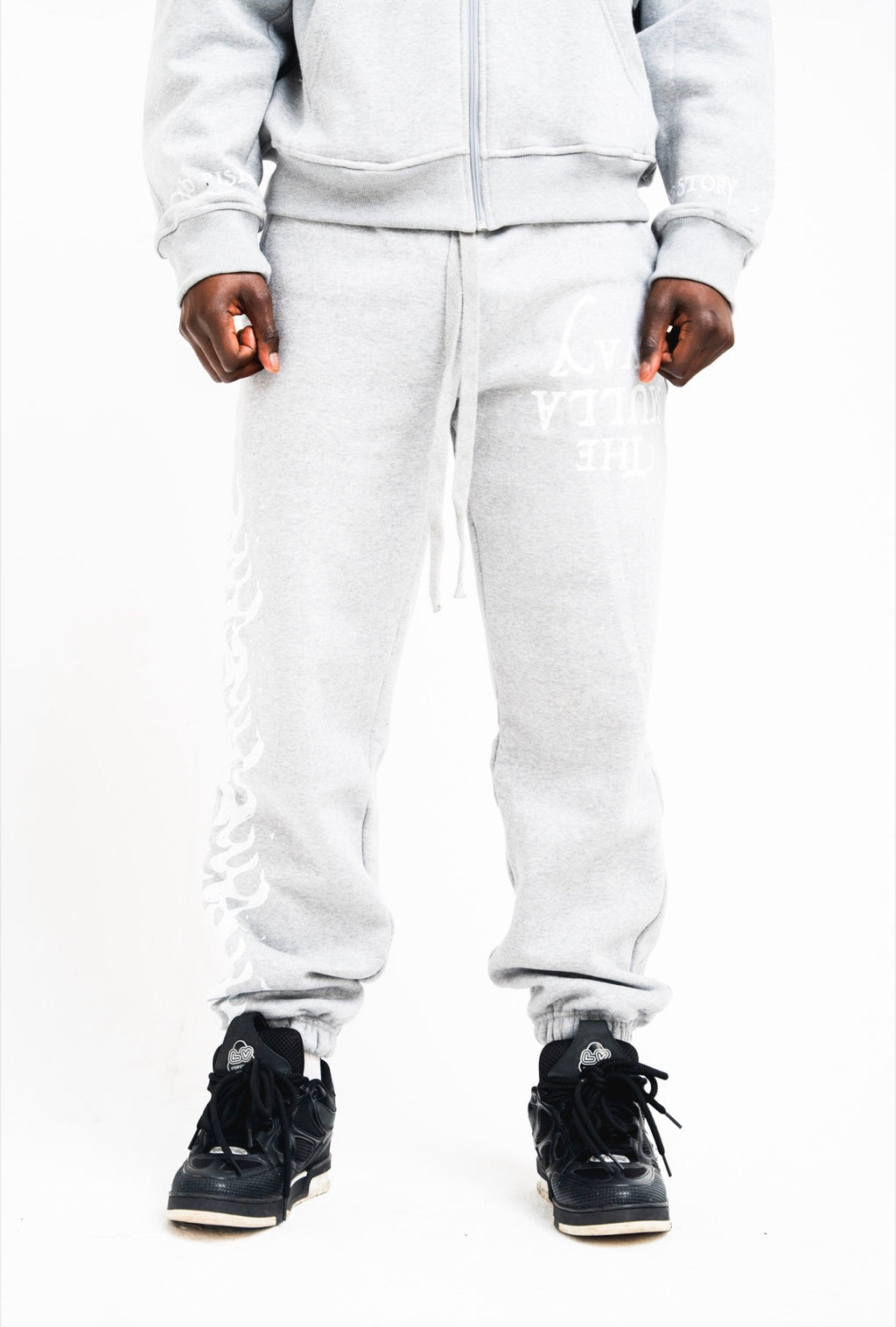 Grey Tables Turned Burning Flame Tracksuit