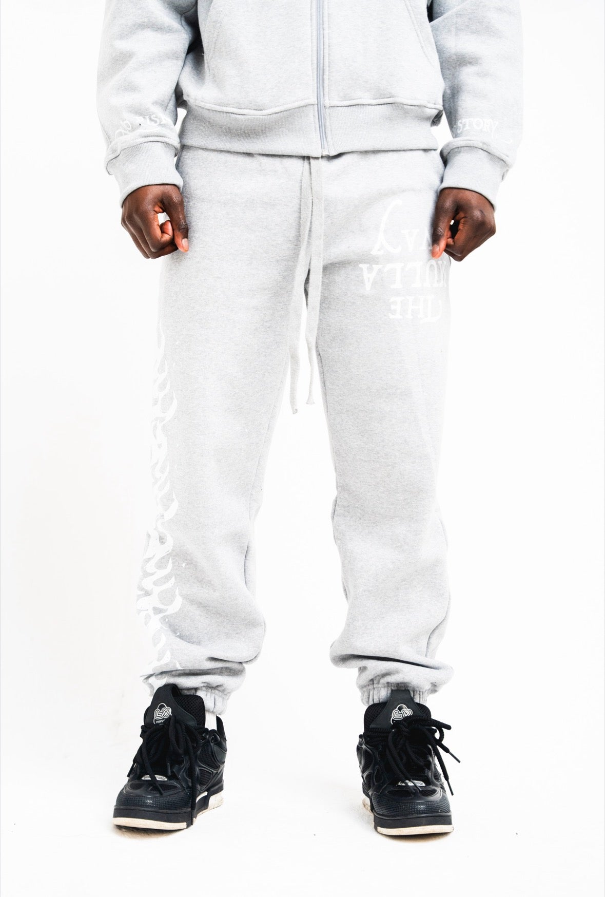Grey Tables Turned Burning Flame Tracksuit