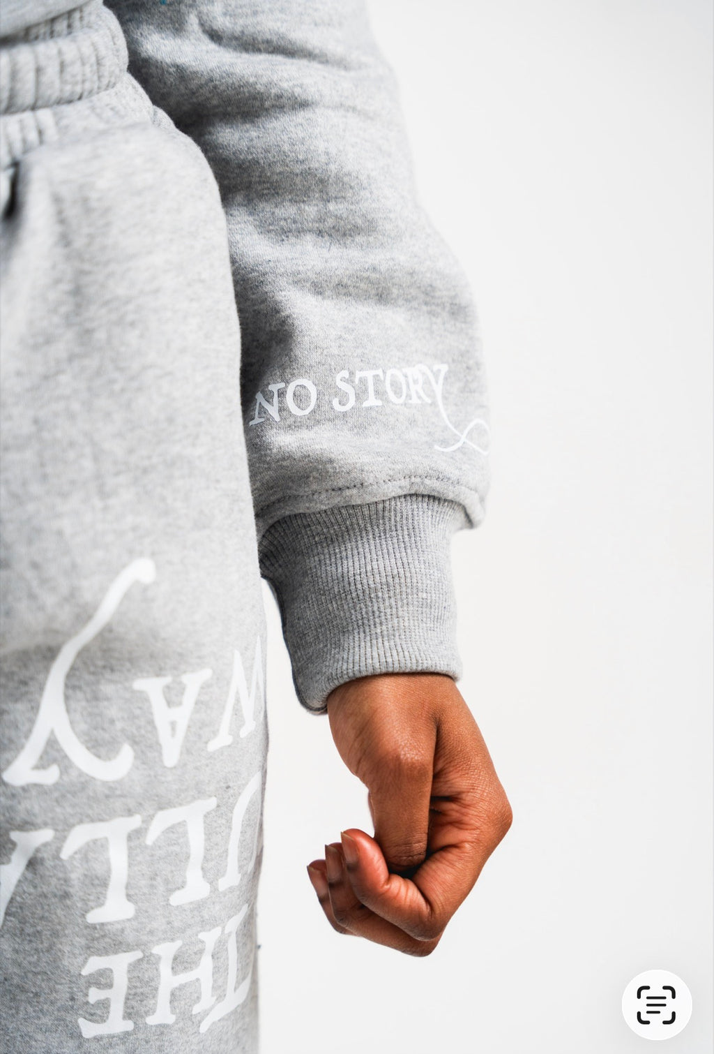Women’s Grey Tables Turned Burning Flame Tracksuit