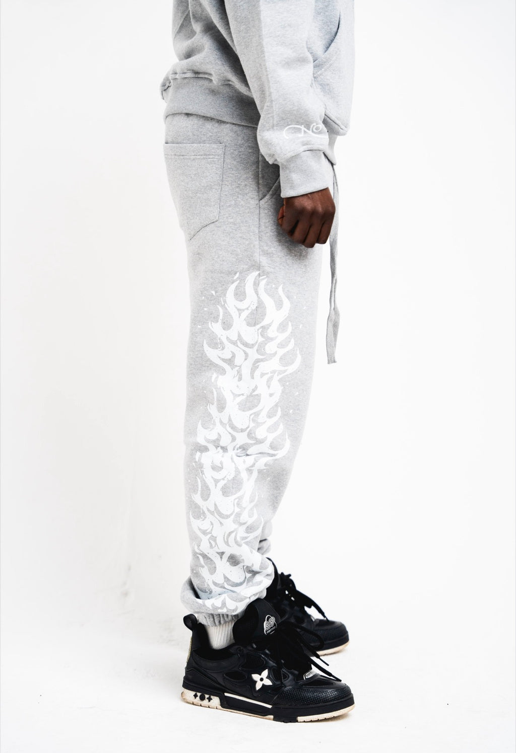 Grey Tables Turned Burning Flame Tracksuit