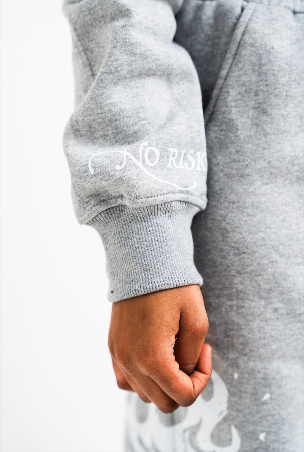 Women’s Grey Tables Turned Burning Flame Tracksuit
